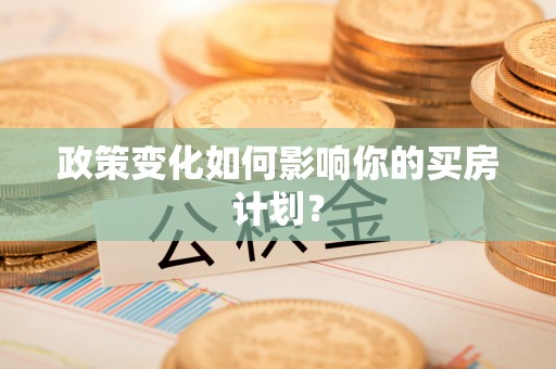 德惠政策变化如何影响你的买房计划？